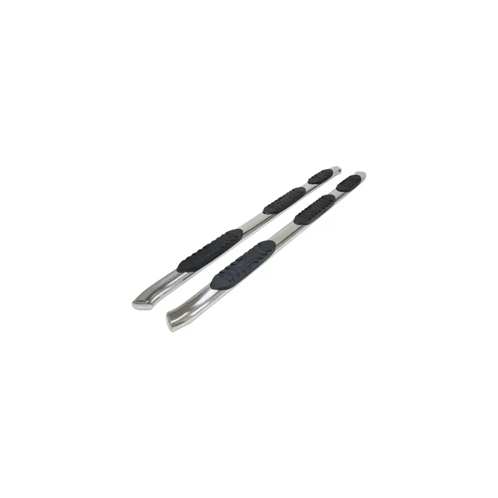TFX 5" Oval Straight Nerf Step Bars - Stainless Steel - TFXA7060S